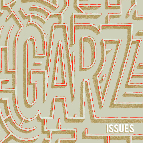Visuel réalisé par Vincent Giordano pour la pochette de l'album de GARZ "Issues"