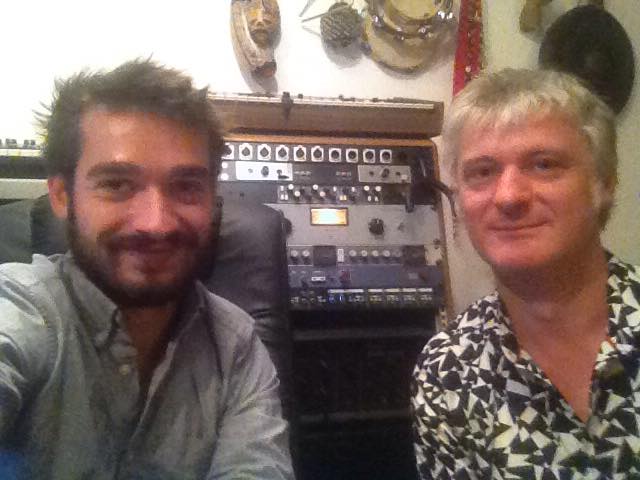 Jonathan Lefevre-Reich et GARZ au studio Sonoctave dans les locaux du Soft à Ivry-sur-seine